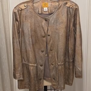 Ruby Rd. Shimmering Gold Women's Jacket